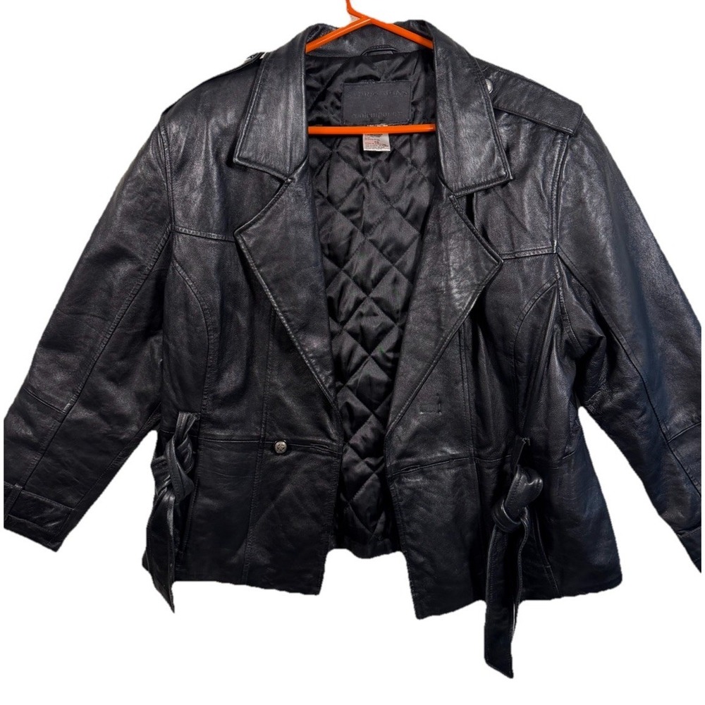 Expressions Contemporary Women's Leather Jacket, XL, 100% Leather , Vintage